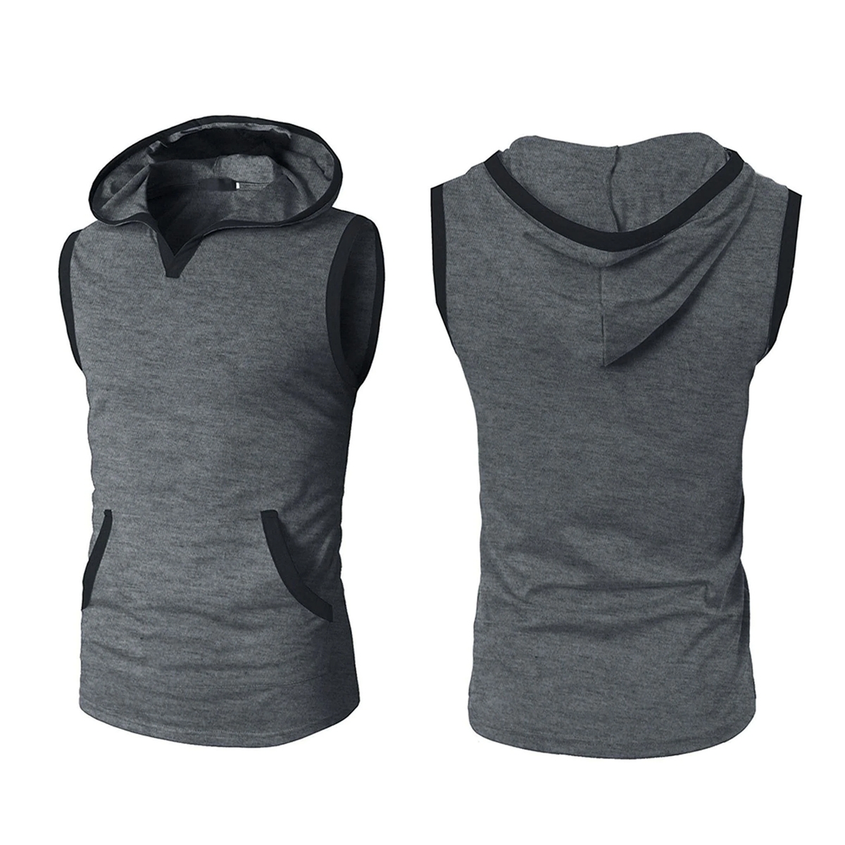 SLEEVELESS HOODIES