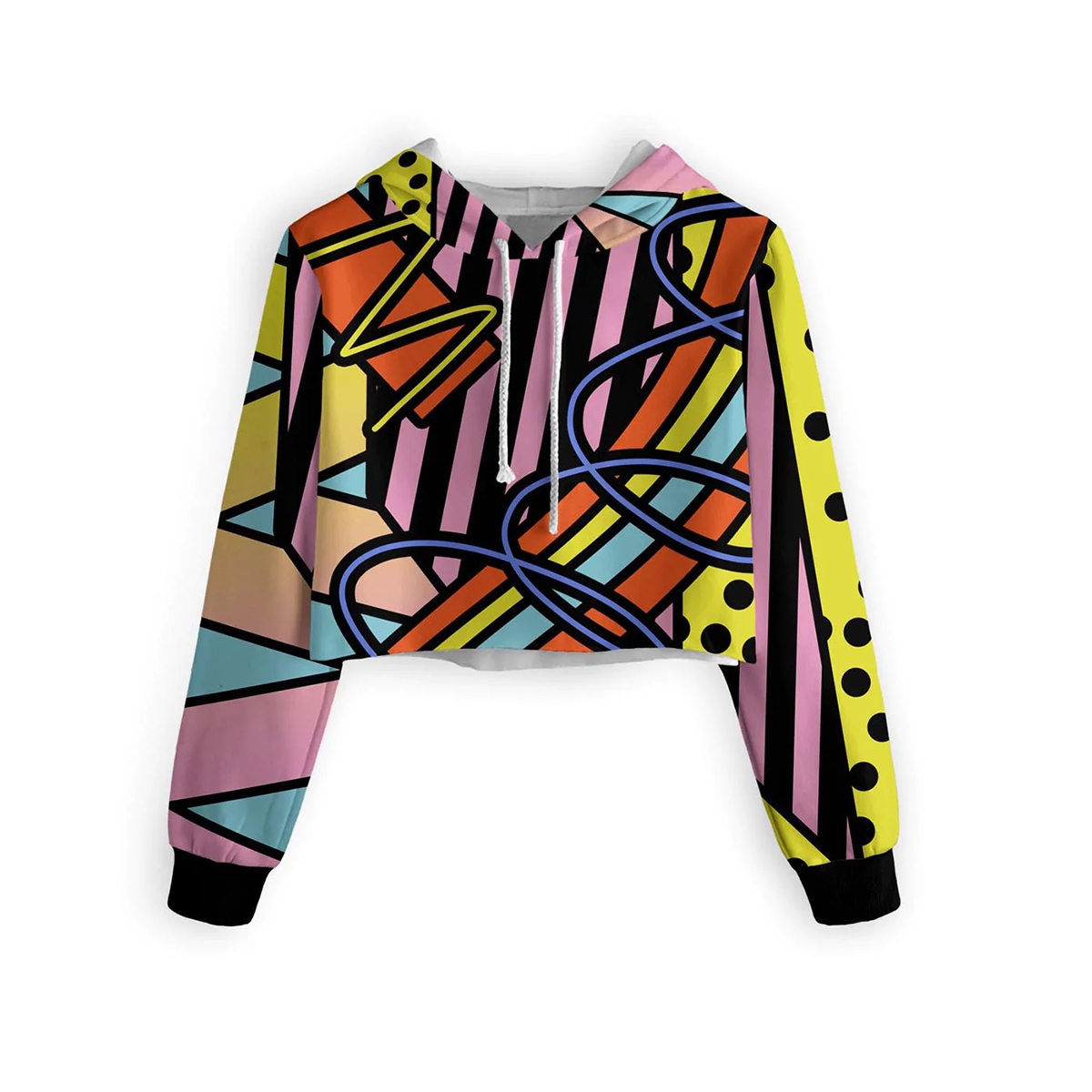 SUBLIMATION CROPPED HOODIES