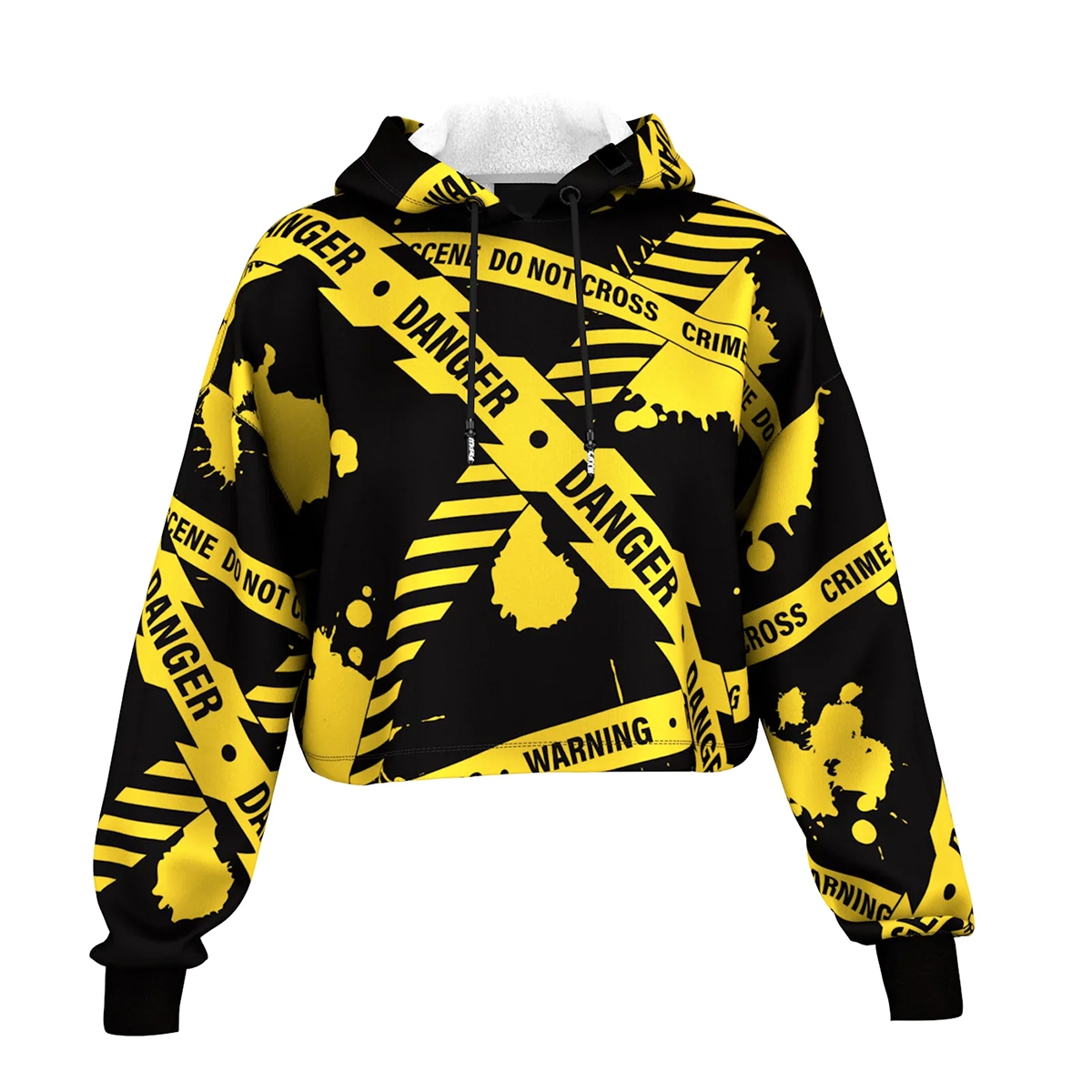 SUBLIMATION CROPPED HOODIES